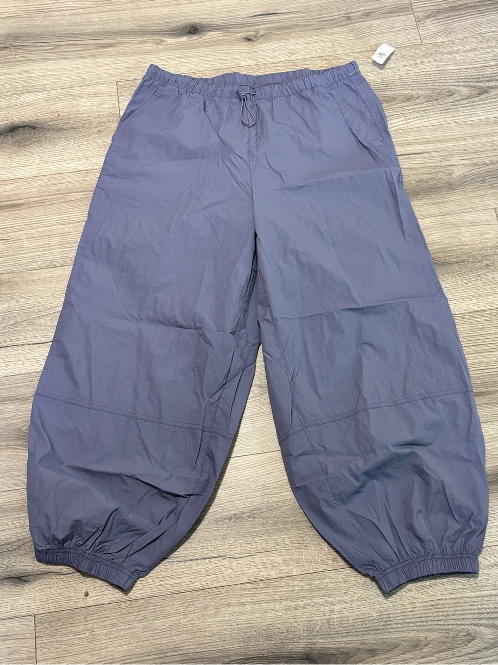 NWT Old Navy Elastic-Waist Balloon Pants in Slate Blue Large